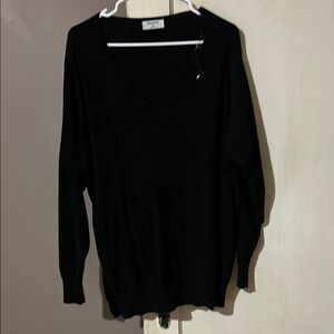 Apt. 9 Black V-Neck Sweater